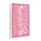 Stupell Industries Peach Pink Long Plants Framed Giclee Wall Art Design by Martina Pavlova